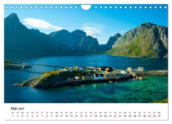 Produktbild: Atemberaubende Natur der Lofoten (Wandkalender 2027 DIN A4 quer), CALVENDO Monatskalender