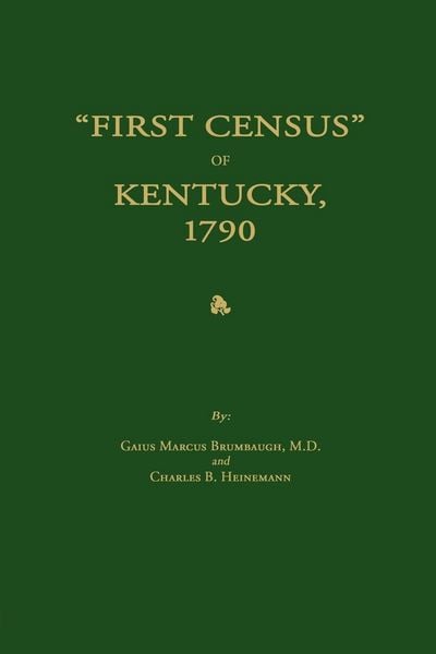 Produktbild: "First Census" of Kentucky, 1790