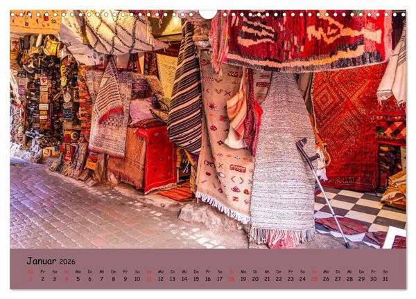 Produktbild: Marrakesch - Eine Stadt wie aus 1001 Nacht (Wandkalender 2026 DIN A3 quer), CALVENDO Monatskalender
