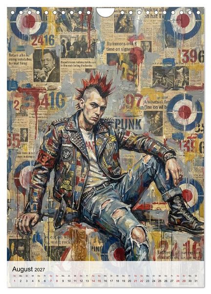Produktbild: Punk 76 (Wandkalender 2027 DIN A4 hoch), CALVENDO Monatskalender