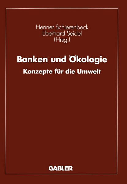 Produktbild: Banken und &Ouml;kologie