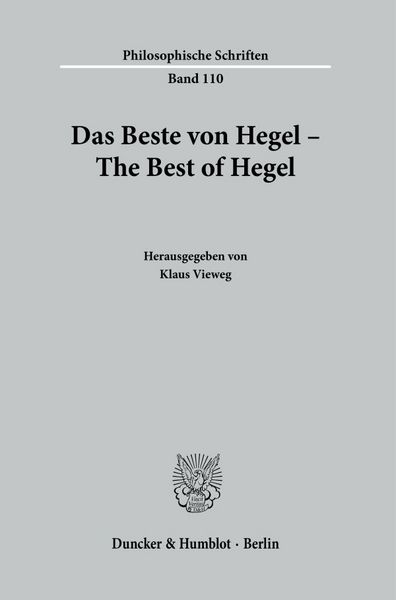 Produktbild: Das Beste von Hegel &ndash; The Best of Hegel.