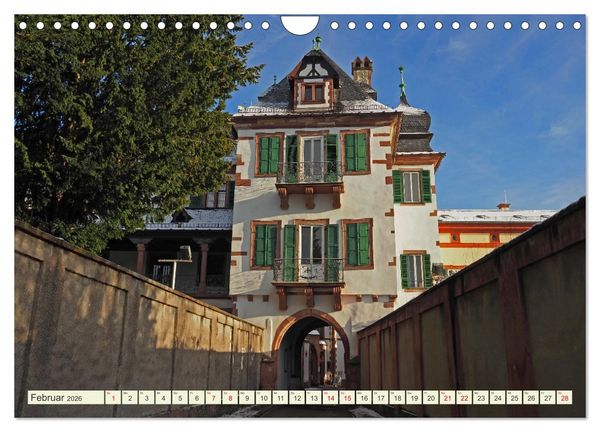 Produktbild: Weinheim erleben Schlosspark, Burgen und einladender Marktplatz (Wandkalender 2026 DIN A4 quer), CALVENDO Monatskalender