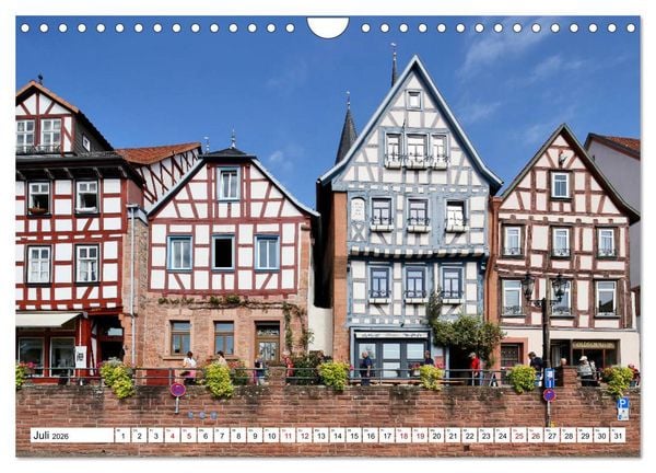 Produktbild: Barbarossastadt Gelnhausen vom Frankfurter Taxifahrer Petrus Bodenstaff (Wandkalender 2026 DIN A4 quer), CALVENDO Monatskalender