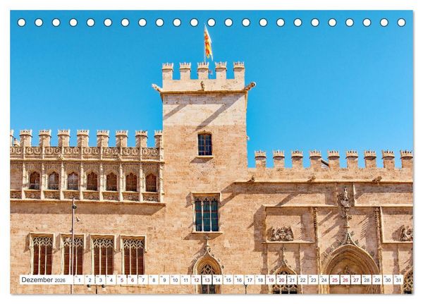 Produktbild: Valencia - Stadt mit besonderem Zauber (Tischkalender 2026 DIN A5 quer), CALVENDO Monatskalender