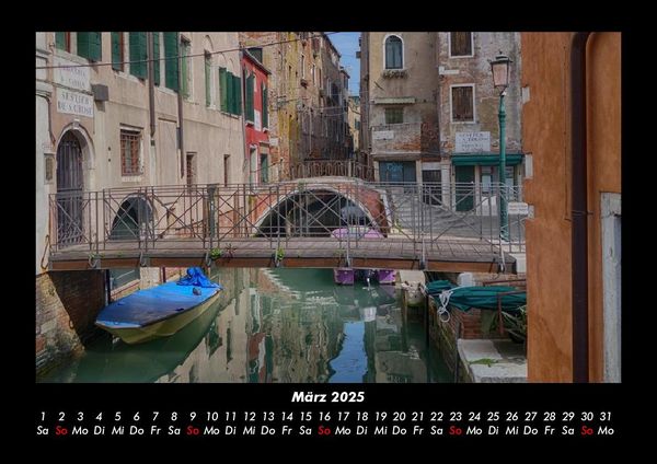 Produktbild: Venedigs Sch&ouml;nheit 2025 Fotokalender DIN A3
