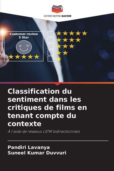 Produktbild: Classification du sentiment dans les critiques de films en tenant compte du contexte