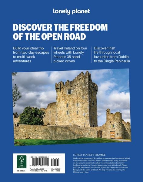 Produktbild: Lonely Planet Best Road Trips Ireland