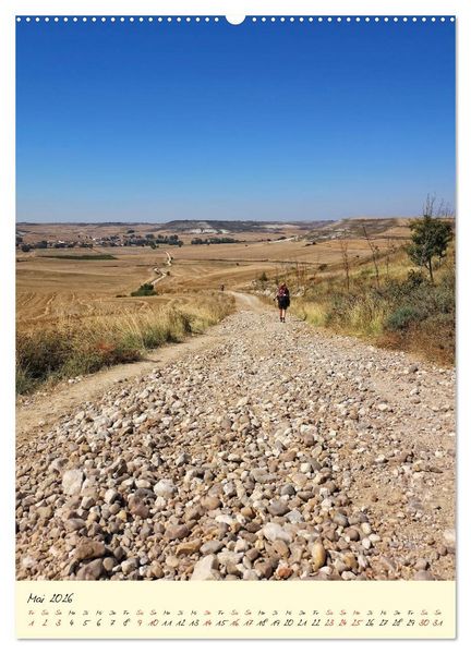 Produktbild: Buen Camino - Auf dem Jakobsweg - Camino Franc&eacute;s (hochwertiger Premium Wandkalender 2026 DIN A2 hoch), Kunstdruck in Hochglanz