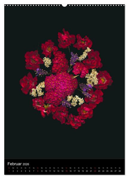 Produktbild: Blumen bei Nacht (hochwertiger Premium Wandkalender 2026 DIN A2 hoch), Kunstdruck in Hochglanz