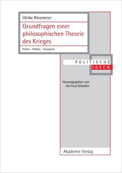 Produktbild: Grundfragen einer philosophischen Theorie des Krieges