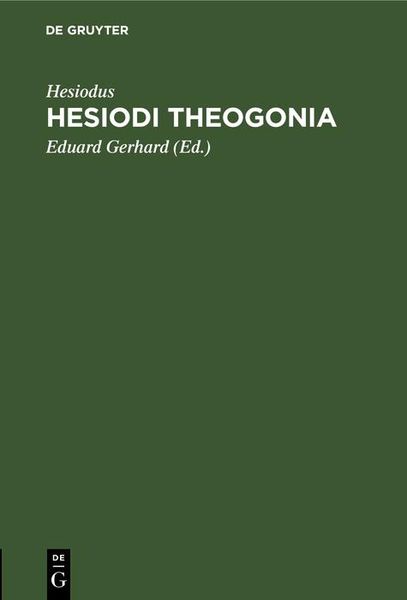Produktbild: Hesiodi Theogonia