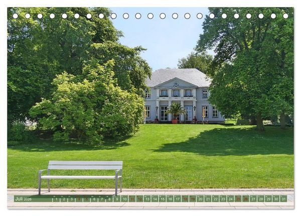 Produktbild: Bad Nenndorf, Kurpark-Impressionen (Tischkalender 2026 DIN A5 quer), CALVENDO Monatskalender