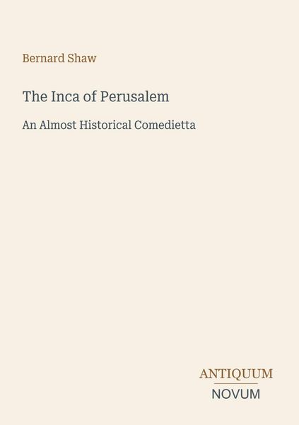 Produktbild: The Inca of Perusalem