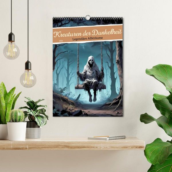 Produktbild: Kreaturen der Dunkelheit - Legend&auml;re Albtr&auml;ume (Wandkalender 2026 DIN A3 hoch), CALVENDO Monatskalender