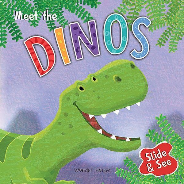 Produktbild: Slide and See - Meet the Dinos: Sliding Novelty Board Book for Kids
