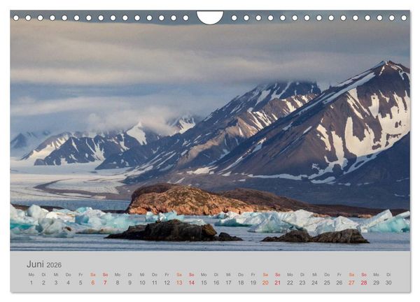 Produktbild: Spitzbergen 80&deg; Nord (Wandkalender 2026 DIN A4 quer), CALVENDO Monatskalender