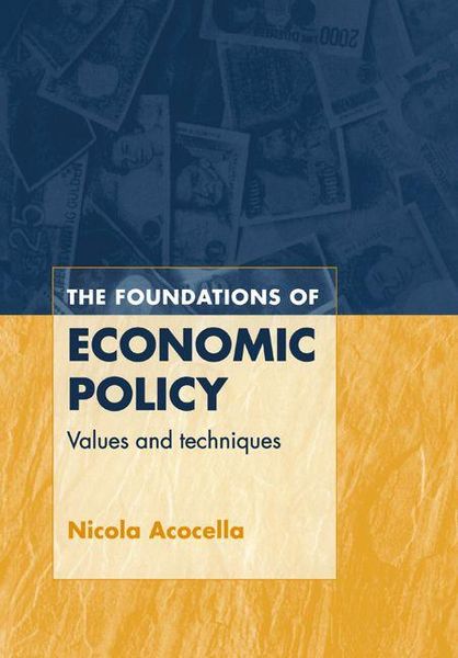 Produktbild: The Foundations of Economic Policy