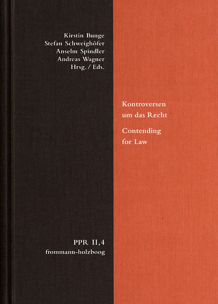 Produktbild: Kontroversen um das Recht. Contending for Law