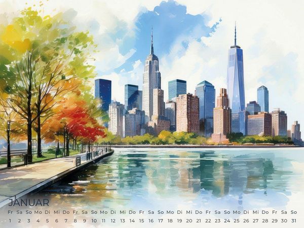 Produktbild: New York Artwork Edition Kalender 2027