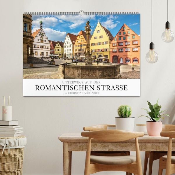 Produktbild: Unterwegs auf der Romantischen Strasse (Wandkalender 2027 DIN A2 quer), CALVENDO Monatskalender