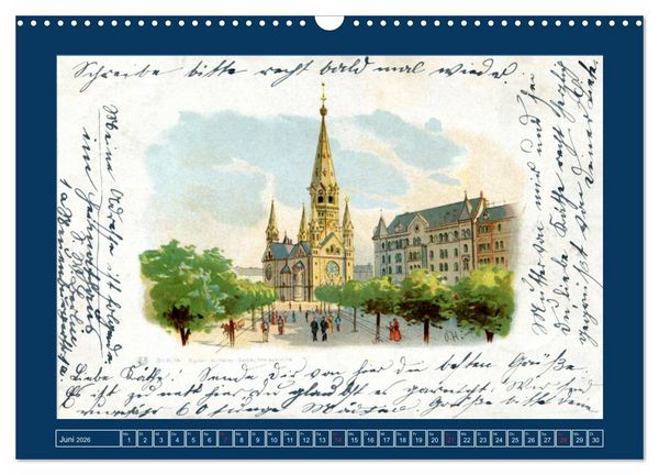 Produktbild: Historisches Berlin von 1888 bis 1918 (Wandkalender 2026 DIN A3 quer), CALVENDO Monatskalender
