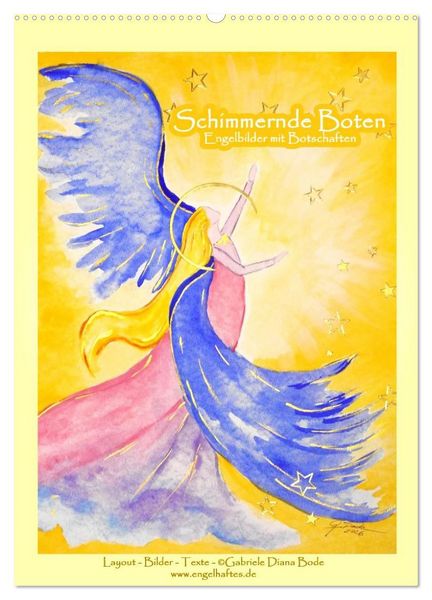 Produktbild: Schimmernde Boten (Wandkalender 2027 DIN A2 hoch), CALVENDO Monatskalender