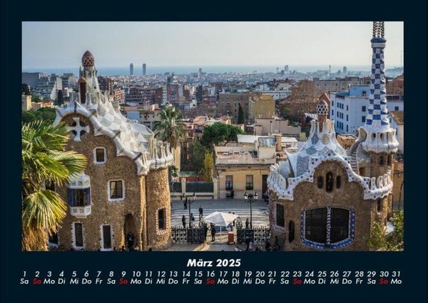 Produktbild: Barcelona 2025 Fotokalender DIN A4