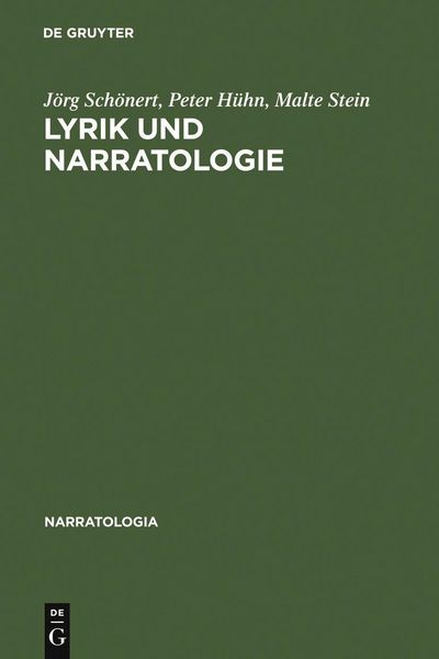 Produktbild: Lyrik und Narratologie