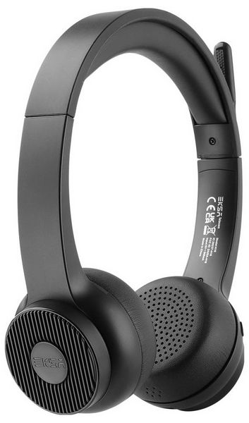 Produktbild: EKSA H16 On Ear Headset Bluetooth&reg; Schwarz Noise Cancelling, Mikrofon-Rauschunterdr&uuml;ckung Headset, Lautst&auml;rkeregelung