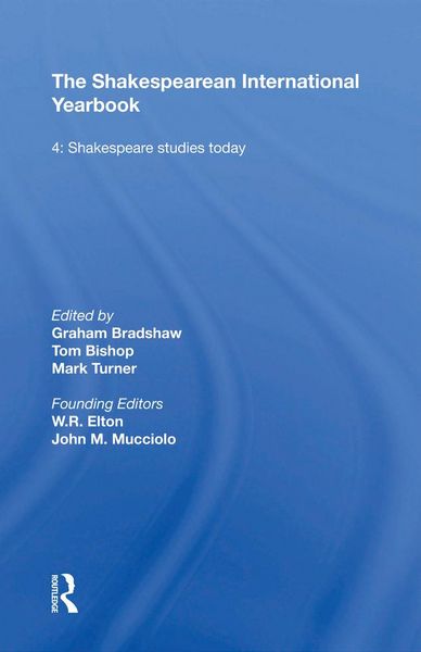 Produktbild: The Shakespearean International Yearbook