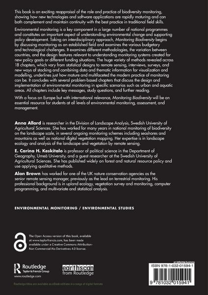 Produktbild: Monitoring Biodiversity