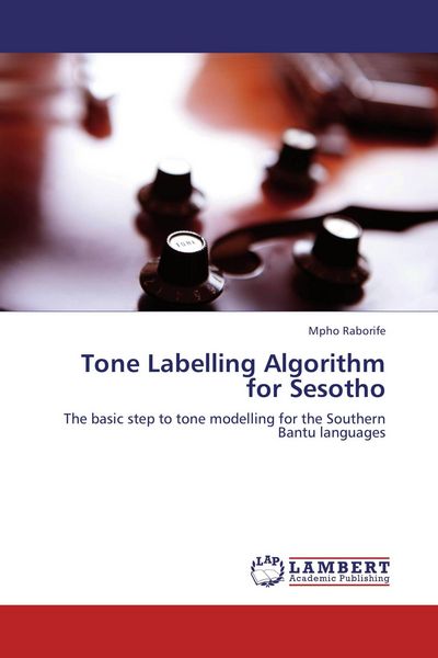 Produktbild: Tone Labelling Algorithm for Sesotho