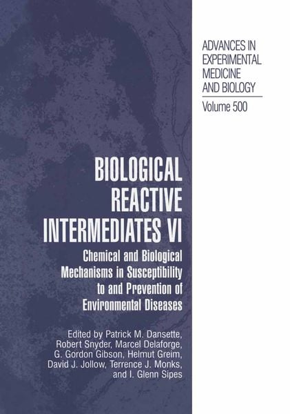 Produktbild: Biological Reactive Intermediates Vi