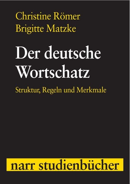 Produktbild: Der deutsche Wortschatz