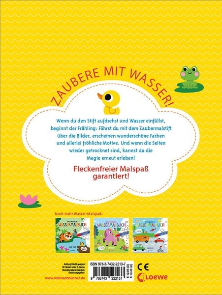 Produktbild: Das magische Wassermalbuch - Fr&uuml;hling
