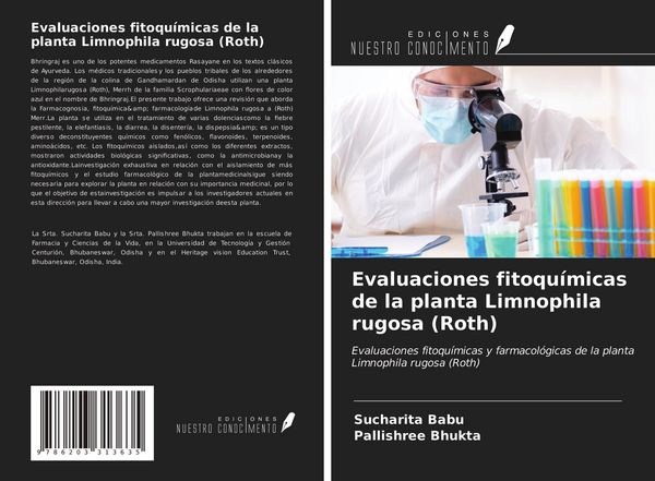Produktbild: Evaluaciones fitoqu&iacute;micas de la planta Limnophila rugosa (Roth)