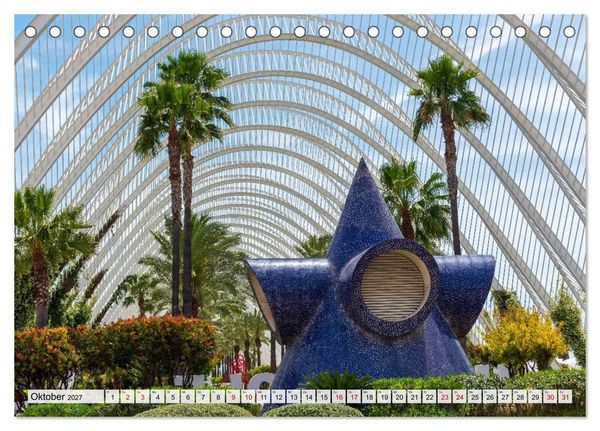 Produktbild: Valencia - Stadt der K&uuml;nste und der Wissenschaft (Tischkalender 2027 DIN A5 quer), CALVENDO Monatskalender