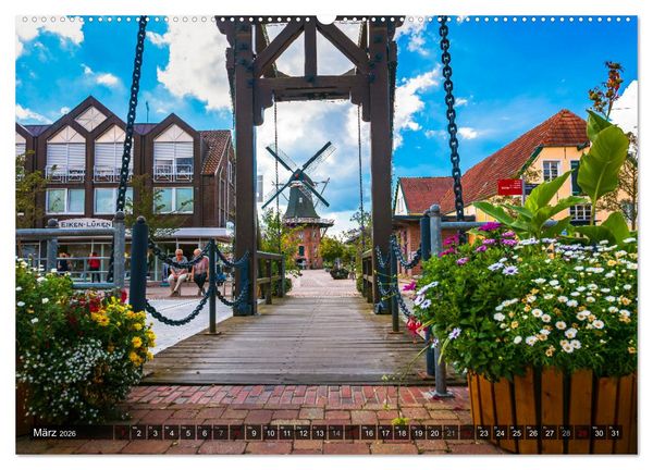 Produktbild: Papenburg - Venedig des Nordens (hochwertiger Premium Wandkalender 2026 DIN A2 quer), Kunstdruck in Hochglanz