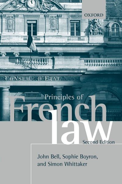 Produktbild: Principles of French Law