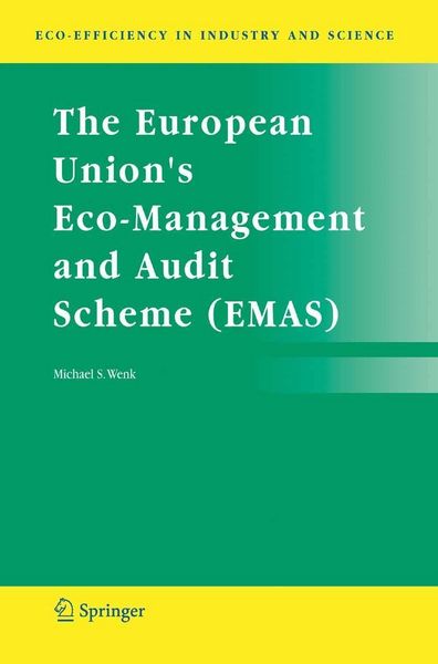 Produktbild: The European Union's Eco-Management and Audit Scheme (EMAS)