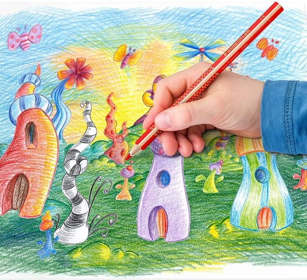 Produktbild: STAEDTLER Buntstifte Noris jumbo 10er Set + Spitzer