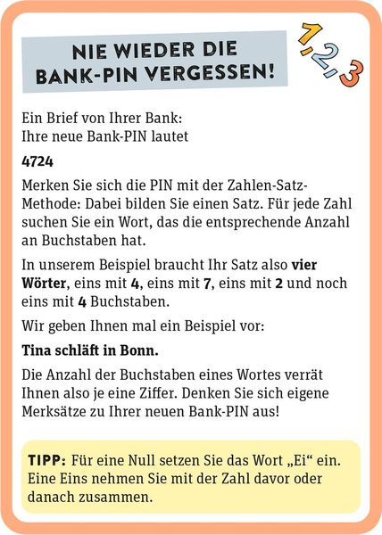 Produktbild: 50 Schritte zum besseren Ged&auml;chtnis