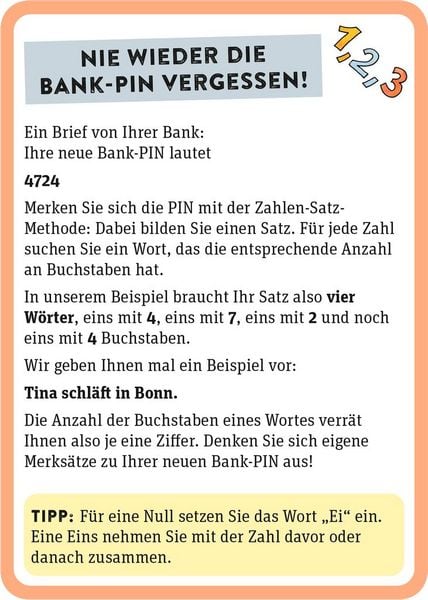 Produktbild: 50 Schritte zum besseren Ged&auml;chtnis