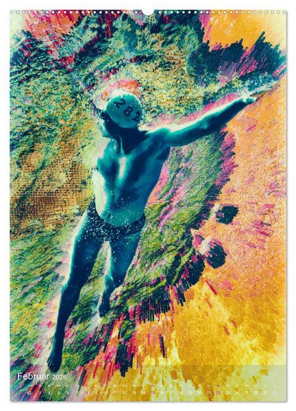 Produktbild: SWIMPOPLOVE (hochwertiger Premium Wandkalender 2026 DIN A2 hoch), Kunstdruck in Hochglanz