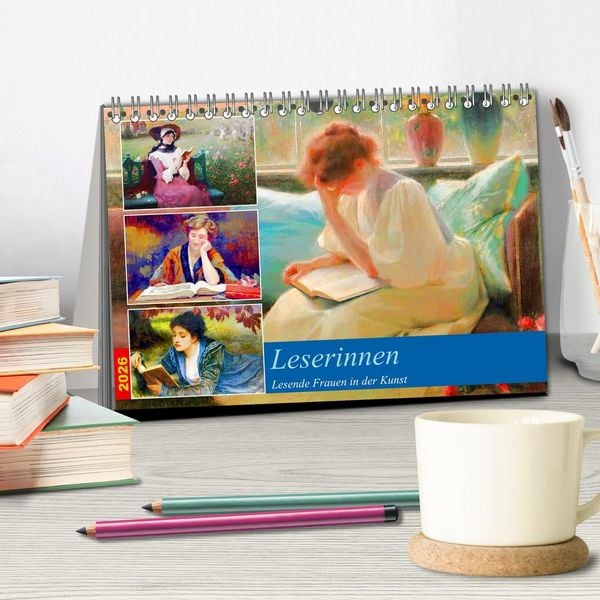 Produktbild: Leserinnen (Tischkalender 2026 DIN A5 quer), CALVENDO Monatskalender