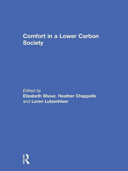 Produktbild: Comfort in a Lower Carbon Society