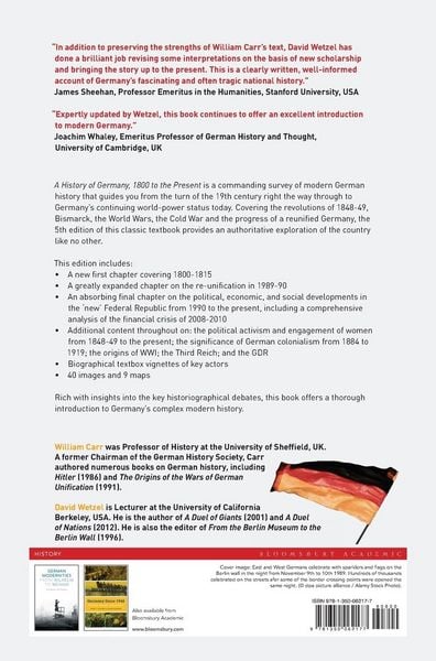 Produktbild: A History of Germany, 1800 to the Present