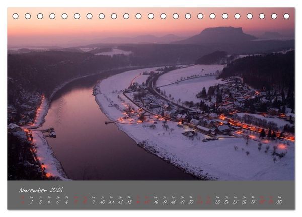 Produktbild: Traumlandschaft - S&auml;chsische Schweiz (Tischkalender 2026 DIN A5 quer), CALVENDO Monatskalender
