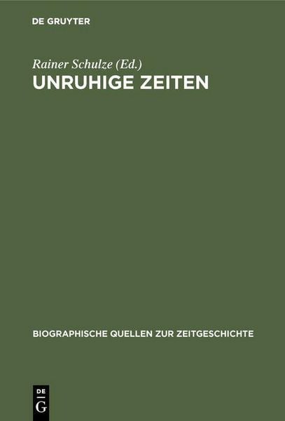 Produktbild: Unruhige Zeiten